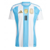 Argentinien Angel Di Maria #11 Heimtrikot Copa America 2024 Kurzarm